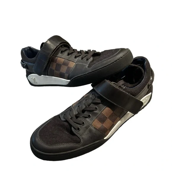 Louis Vuitton men’s shoe size 9 1/2 Louis Vuitton Mens Sneakers Size 9 1/2. Shoebox and Dustbags  main image 2